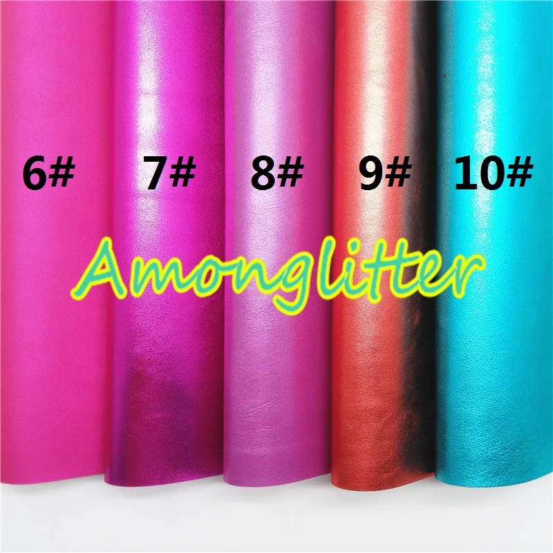 Ткань из искусственной кожи Amonglitter металлическая овечьей 21x29 см Размер A4 MB008 -
