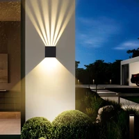 modern outdoor waterproof double head wall lamps creative background wall doorpost lamp balcony staircase exterior wall lamp