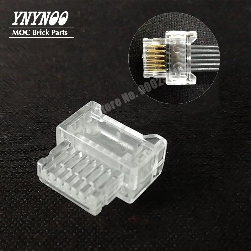 

10Pcs/lot Programming Robots Model Building Blocks Education Steam Connector Cabe Parts For LOGO WEDO 2.0 Motors Sensor Toys