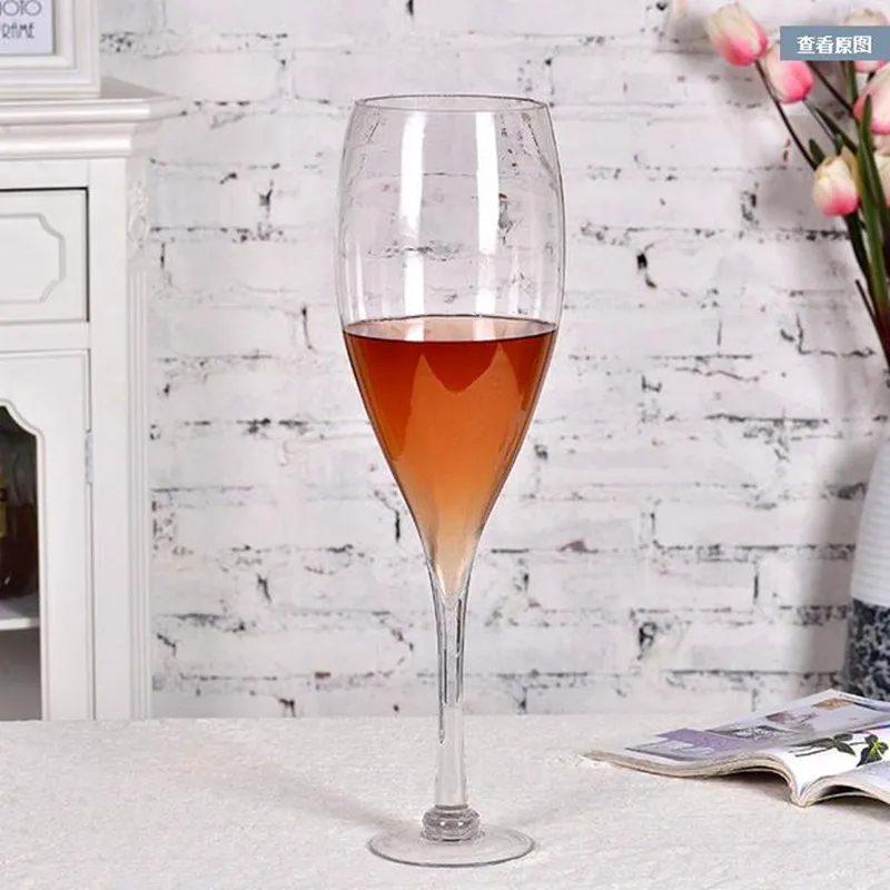 

50cm creative Super large champagne glass hanap red wine goblet cup ktv big capacity beer mug drinking glasses home hotel decor