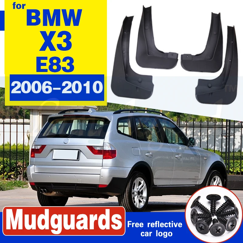 Брызговики для BMW X3 E83 2006 2010 4 шт. брызговики комплект брызговиков Стайлинг