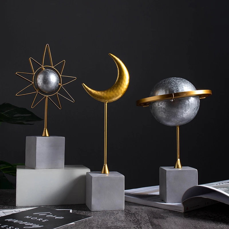Украшение для дома в европейском стиле Sun Moon аксессуары креативная современная