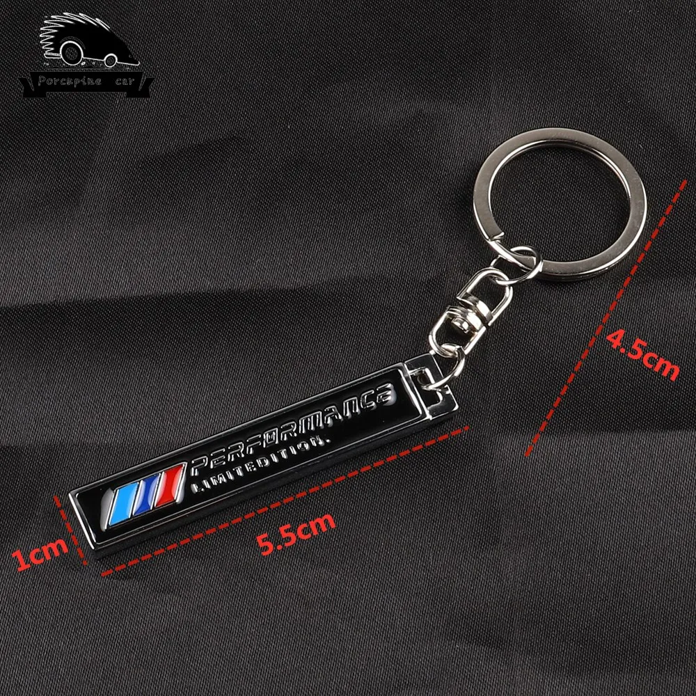 M Performance Metal Car Styling Power Emblem Keychain Key Chain Rings For BMW 1 2 3 4 5 6 7 X1 X3 X4 X5 X6 e46 e90 f30 e60 e39 images - 6