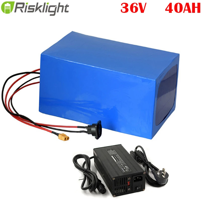 DIY перезаряжаемый 36 v 40ah литий ионный аккумулятор источника питания Вольт 1000 Вт