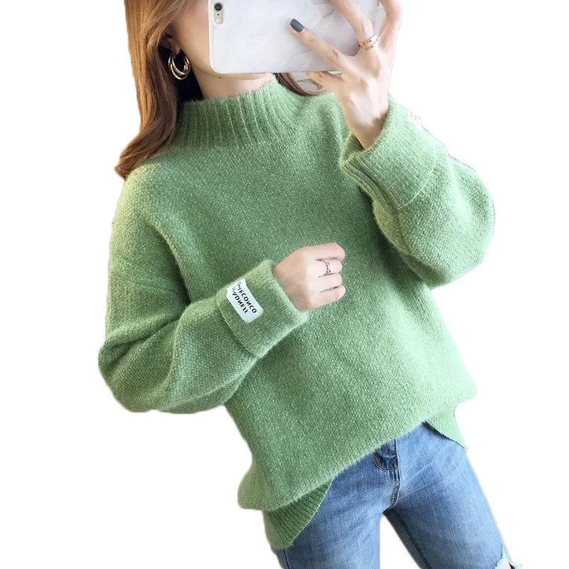 Женские Пуловеры Зимние Вязаные Джемперы кашемировый свитер 19 интернет