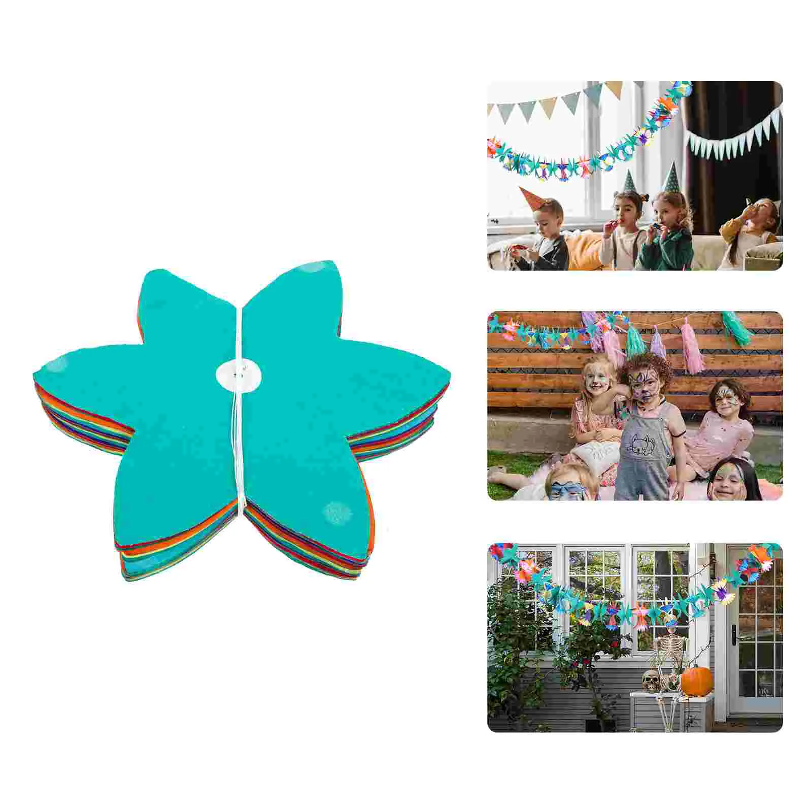 

1Pc Festive Party Banners Pulling Flag Beautiful Hanging Flag Banner Pennant