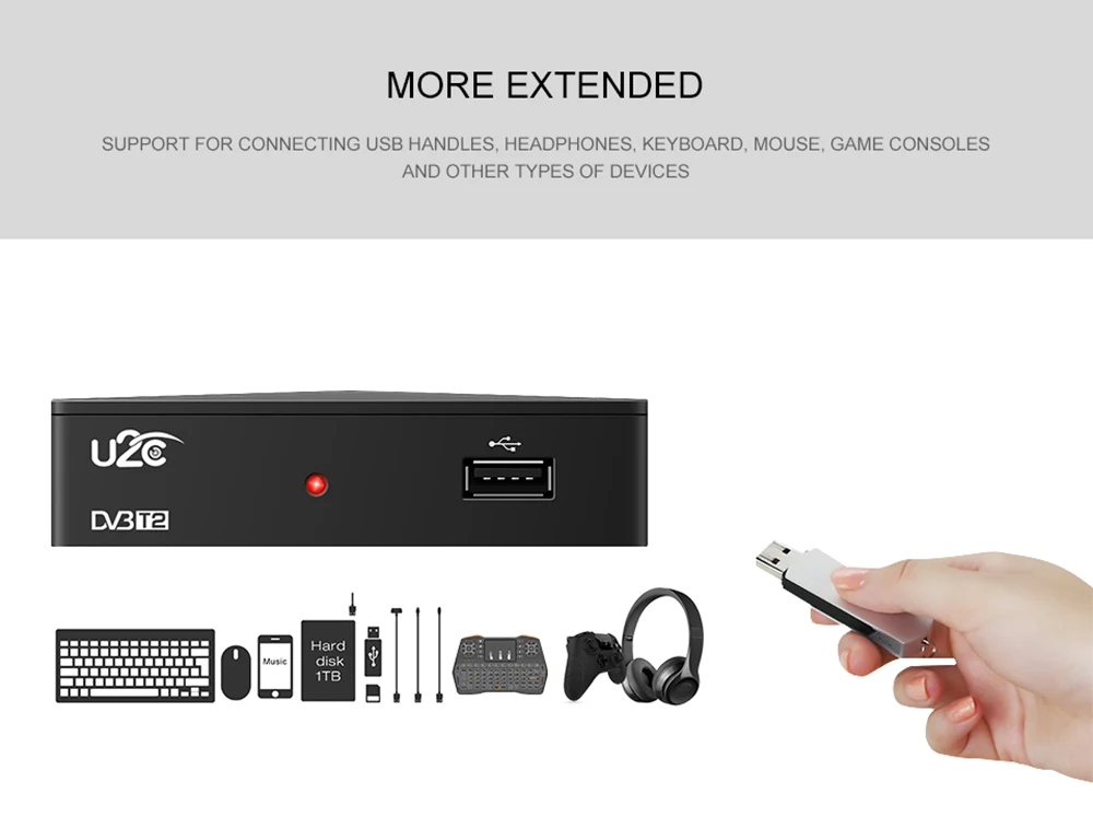 Цифровой ТВ-тюнер DVB T2 Vga TDT DVB-T2 ТВ-рецептор Wifi ресивер DVBT2 DVB-C телеприставка DVB-T H.264 AC3 Dolby Youtube Full HD