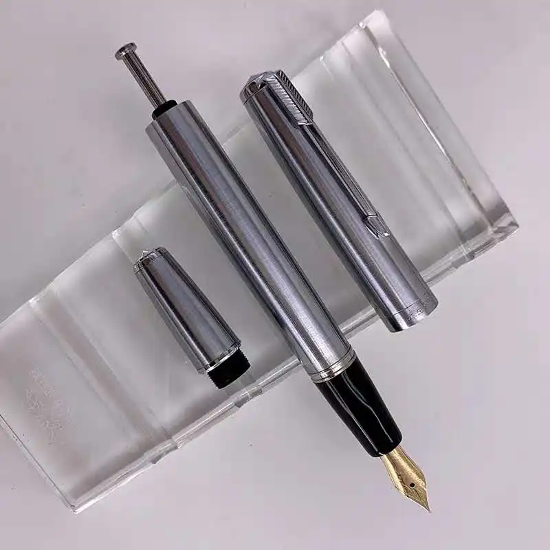 КРЫЛО Sung снасти 601A поршень Vacumatic перьевая ручка Сталь чернильная из 14 каратного
