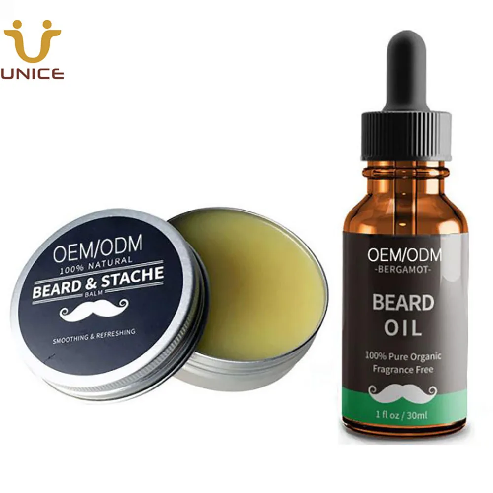 MOQ100 Pcs OEM Customized Private Label Beard Oil &amp Balm Custom LOGO Natural Organic Mustache Wax 30g/1oz | Красота и здоровье