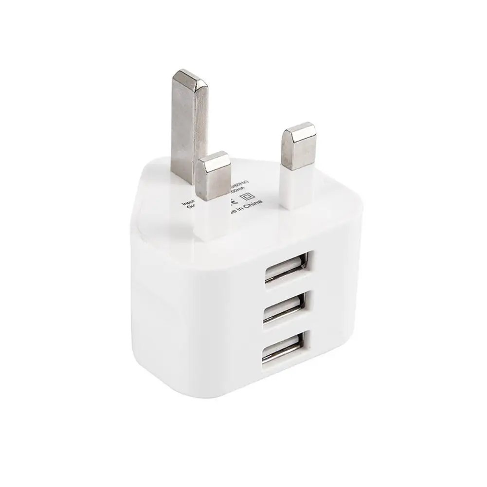 

UK Plug Wall 3 Pin Plug Adaptor Charger with 1/2/3 USB Ports Travel Charging Mains Wall AC Multi Power Adapter Dropship