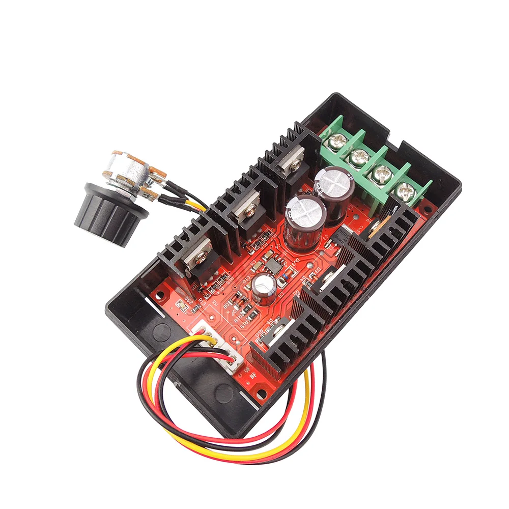 2000W DC 12V 24V 48V MAX 40A контроллер скорости двигателя постоянного тока PWM регулятор