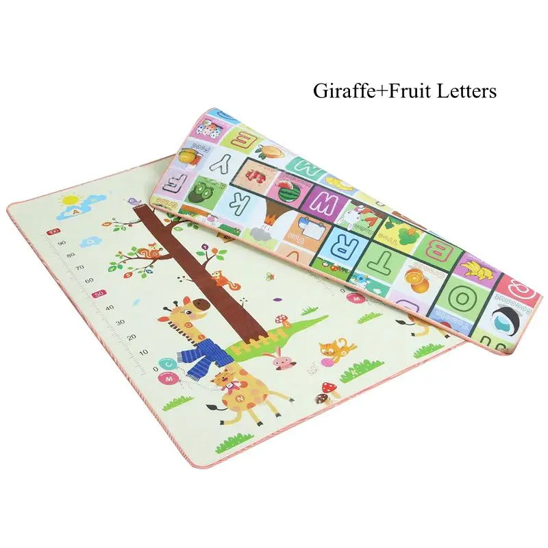 giraffe-letters Игровой коврик, детский игровой коврик, детский коврик для ползания, развивающий коврик, детский коврик из пены, игровой коврик, игровой коврик - Цвет: giraffe-letters