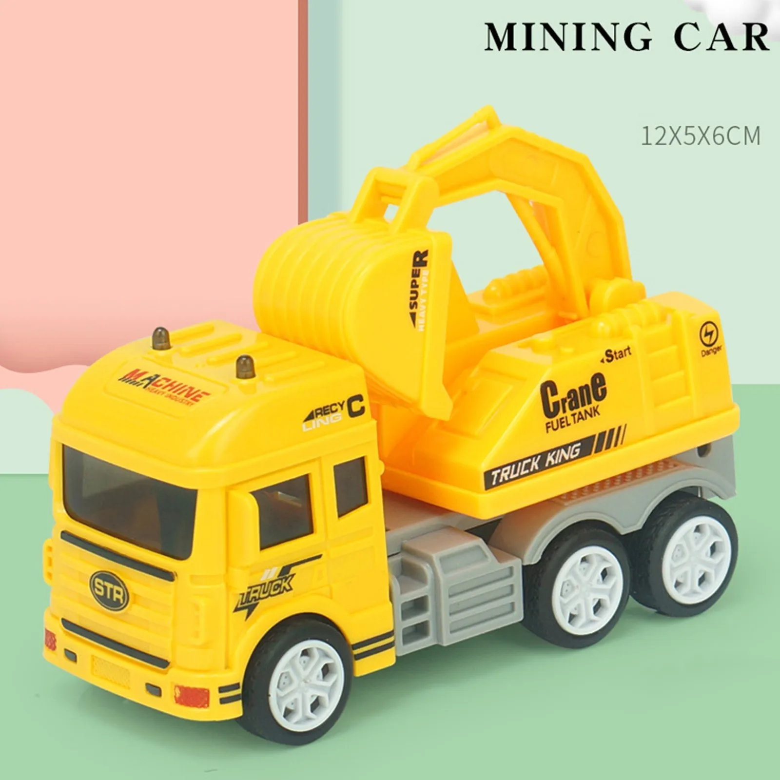 

Children's Toys Mini Built Fire-fighting Engineering Car Toy Gifts For Pre-school Children And Toddlers Friction Mini Truck Toy