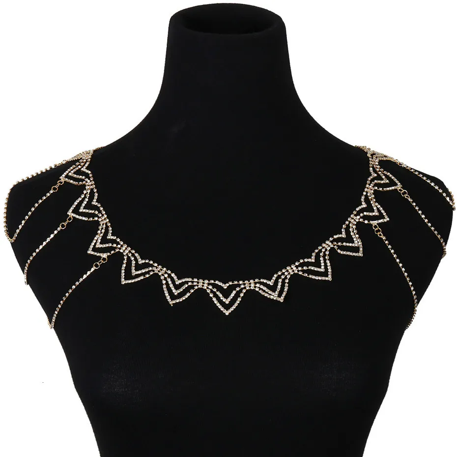Ingemark, роскошные стразы, свадебная цепочка на плечо, женская свадебная, Boho, блестящий кристалл, кисточка, цепь для тела, для ночного клуба, украшения для тела