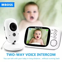 vb603 video baby monitor 2 4g wireless with 3 2 inches lcd 2 way audio talk night vision surveillance security camera babysitter