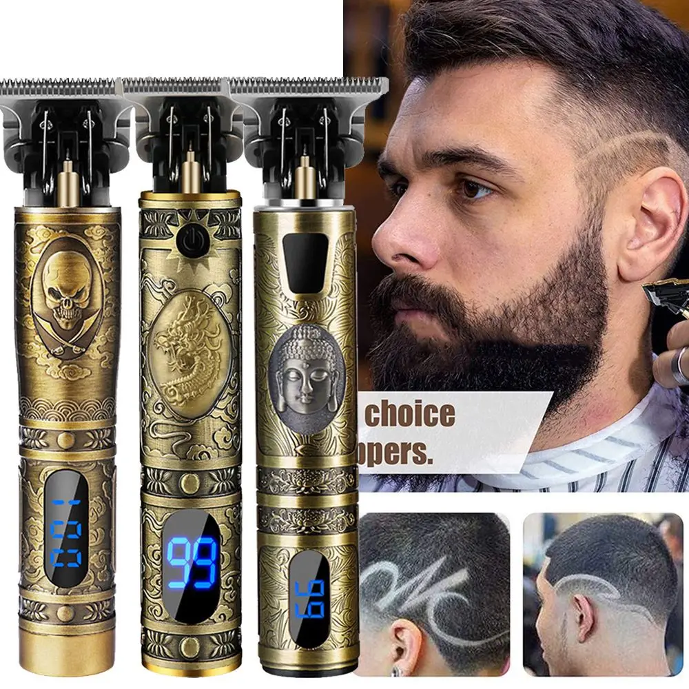 

Electric Hair Clipper Professional For Men USB Rechargeable Hair Cutting Machine Beard Shaver Trimmer Haircut Kit Barber Shop