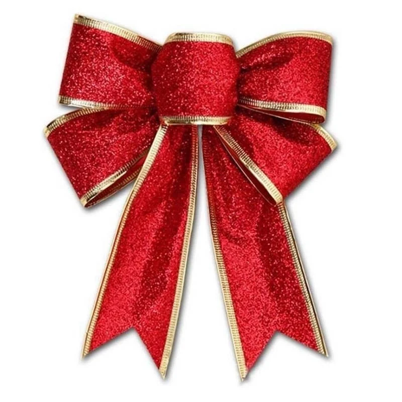 Рождественские украшения в виде банта декоративный твердый бант Рождественская
