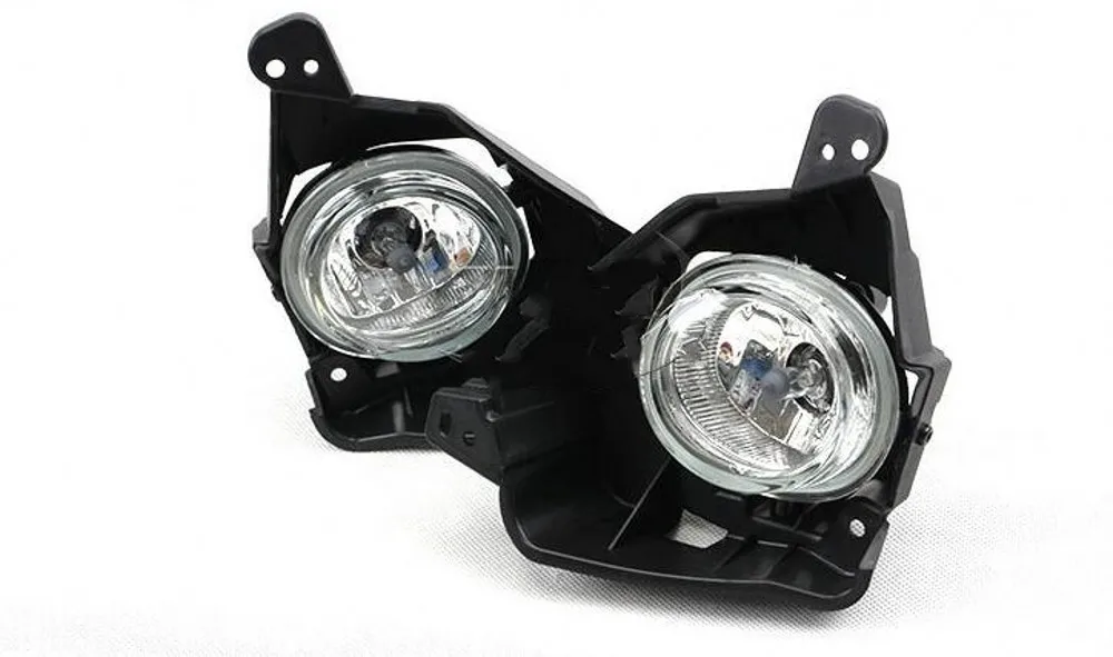 JanDeNing Автомобильные противотуманные фары для M AZDA 2 M2 2010 2014 Прозрачные галогенные