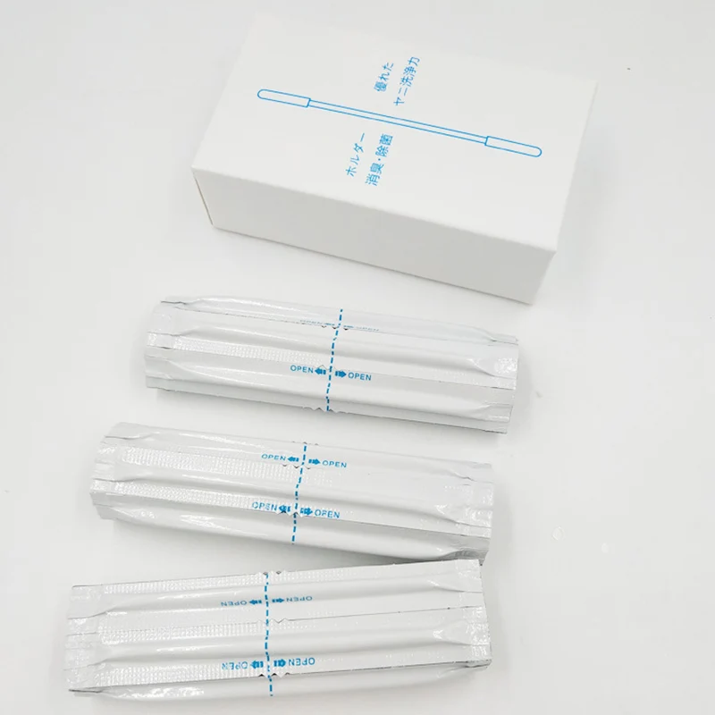 30 шт./кор. алкоголя щеточка для чистки инструмент двойной головкой ватную палочку