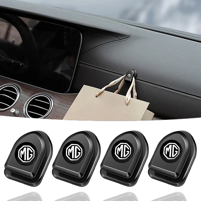 

4pcs Car Storage Rack Interior Hook Fastener Clip Things for MG GT EZS Hevtor MG3 MG5 MG6 MG7 TF ZR ZS ES HS GS Car Accessories