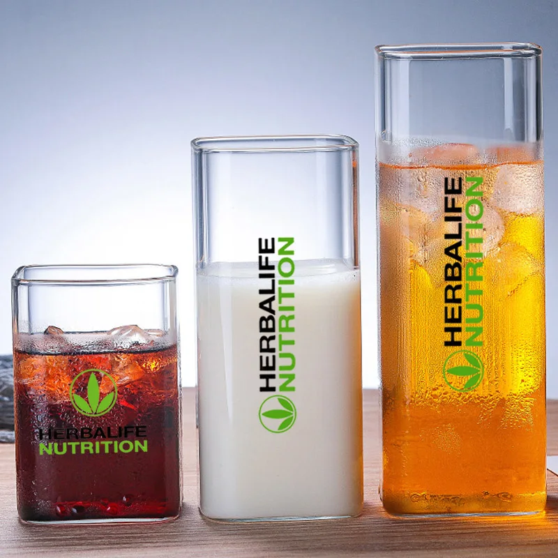 Стеклянная Кружка Herbalife 500 мл кофейная чашка с ручкой чашки для завтрака молока