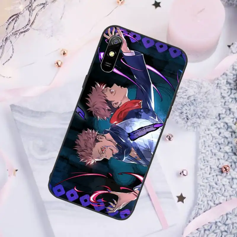 

Cartoon Anime Jujutsu Kaisen Phone Case For Xiaomi Redmi note 7 8 9 pro 8T 9A 9S Mi Note 10 Lite pro