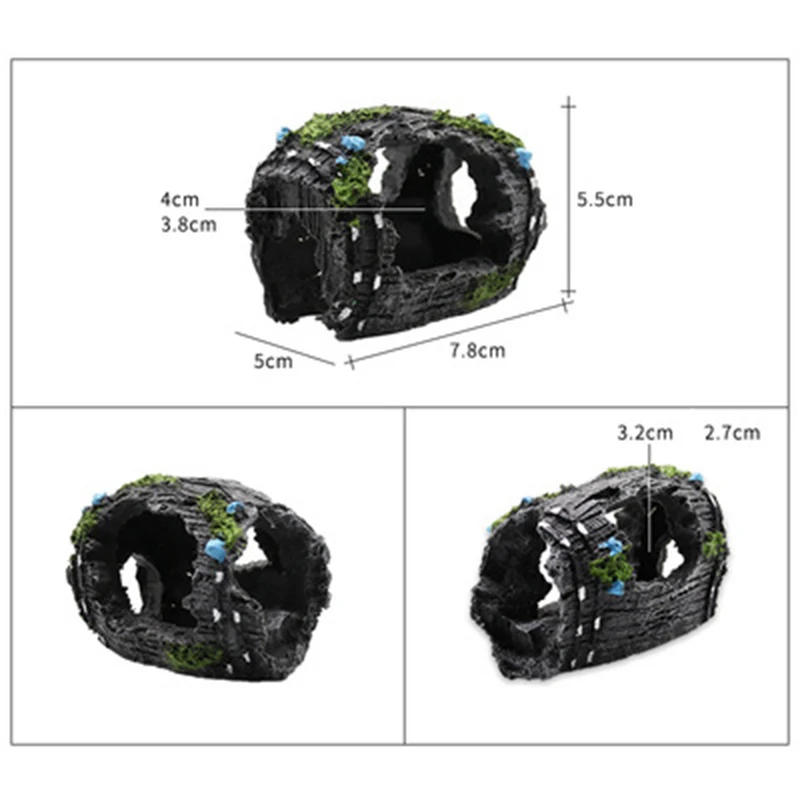 Аквариумные украшения для аквариума декоративные изделия из смолы мини