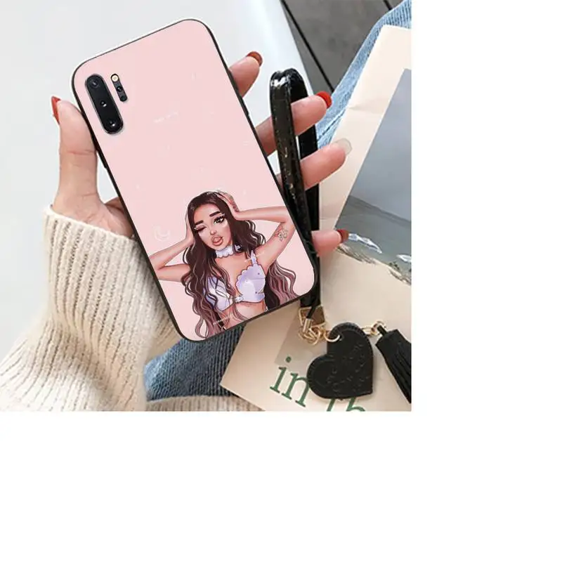

0 Cartoons Ariana Grande Soft Cover Phone Case For Samsung S8 9 10 20 Plus Note 9 10 10plus 20 20ultra M21 30