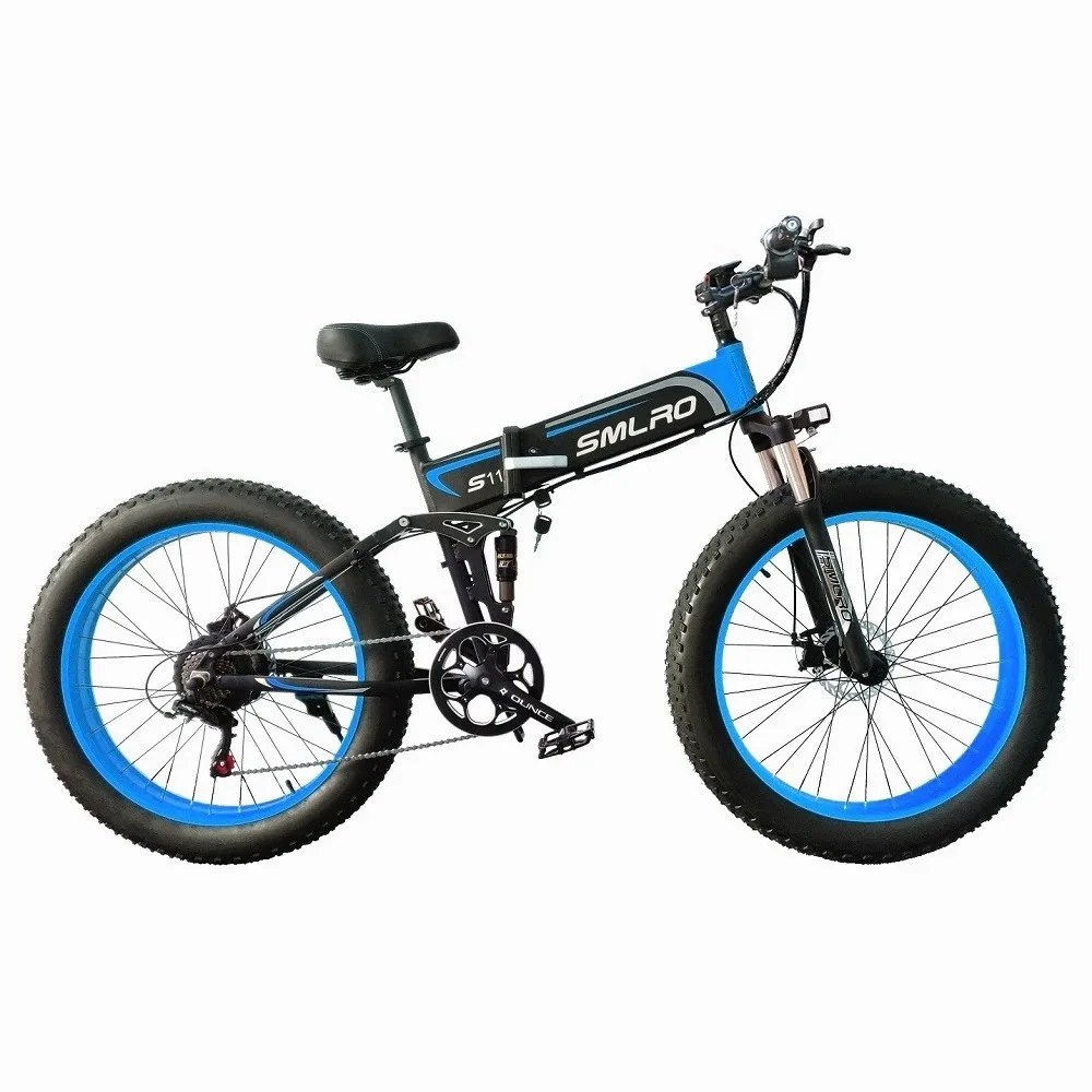 Bestellen Berg Elektrische Fahrräder 1000W 48V14ah Hydraulische Bremse 26 Zoll Fett Reifen Elektrische Bike 45 Km/h Elektrische Fahrrad Strand E-bike