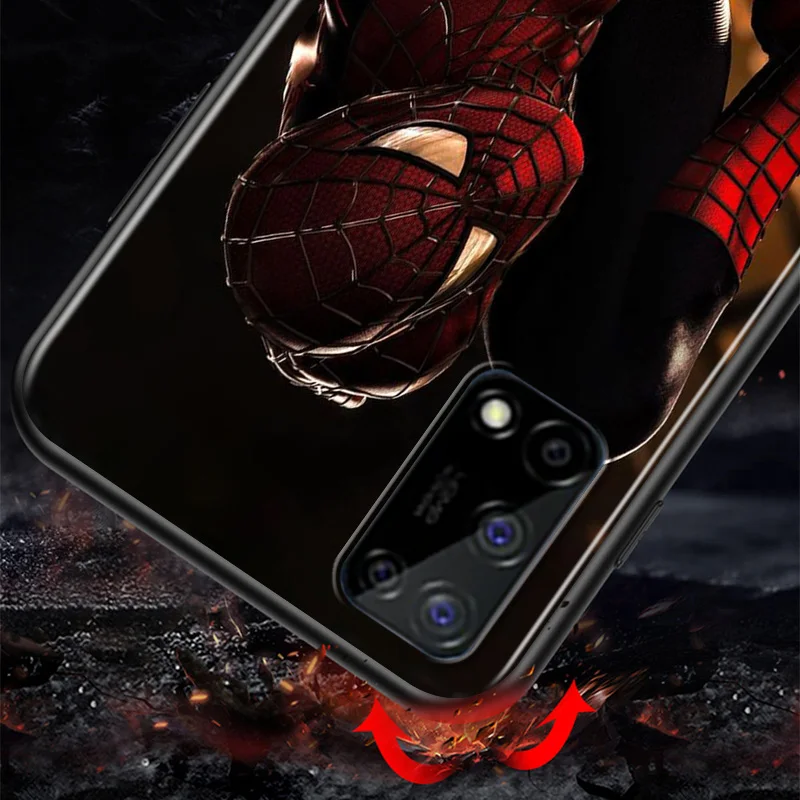 

Marvel Spider-Man Super Hero Avengers For Huawei Honor V30 30S 30i 30 20E 20i 20S 20 Lite Pro Plus TPU Silicone Black Phone Case