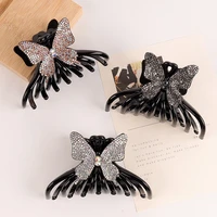 large butterfly plastic acrylic hair clips claw clamp hair acsesorios para el cabello for women and girls