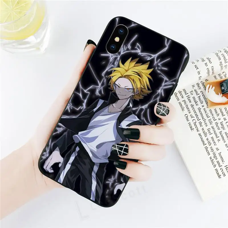 

Denki Kaminari My Hero Academia Phone Case for iPhone 11 12 pro XS MAX 8 7 6 6S Plus X 5S SE 2020 XR