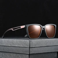 zenottic luxury brand polarized sunglasses men retro tr90 frame square uv400 shades goggles driving eyewear travel sun glasses