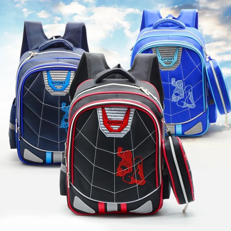 

Школьный рюкзак Disney для начальной школы «Человек-паук» для мальчиков 1-3-6, Детский рюкзак для начальной школы