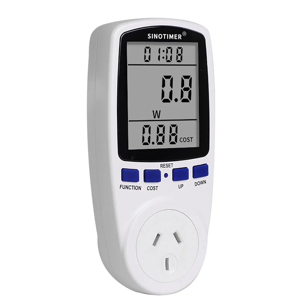 

Socket Digital Voltage Wattmeter Power Consumption Watt Energy Meter KWh AC 230V 120V Electricity Analyzer Monitors