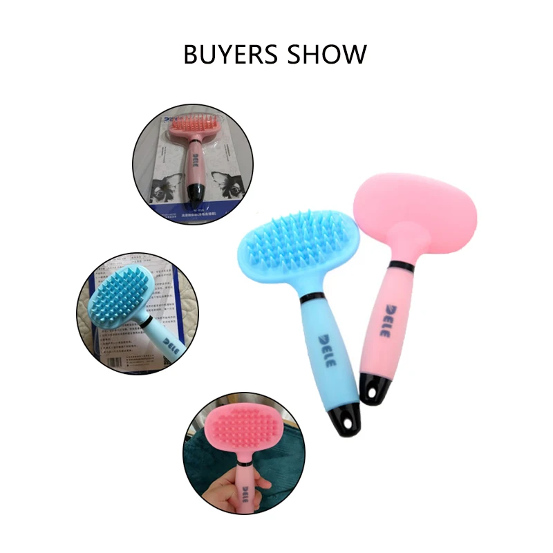 Расческа HOOPET для удаления собачьей шерсти инструмент чистки кошек щетка ванны