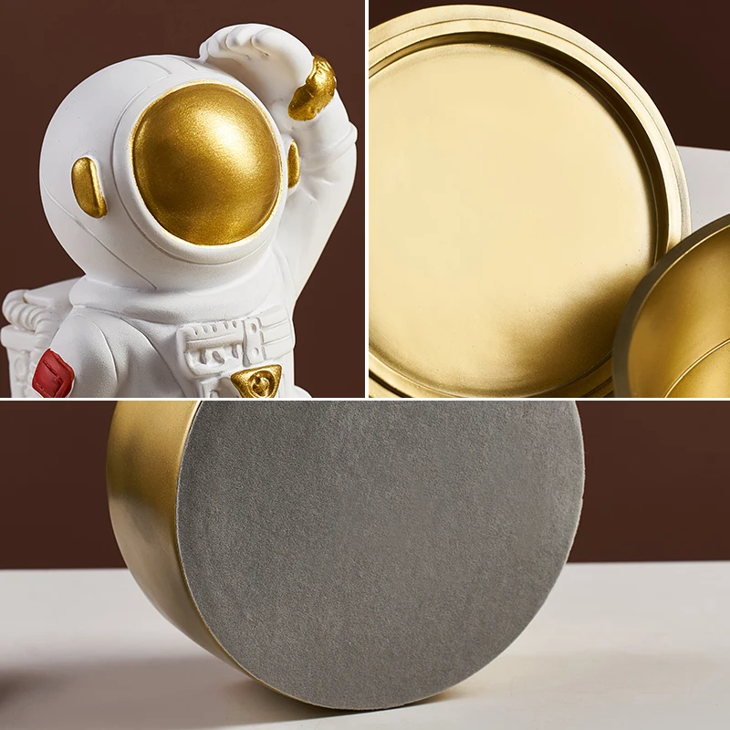 

Astronaut storage household multifunctional living room coffee table storage candy box creative cute dried fruit snack box cover