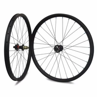29er carbon mountain bike wheel hooklessasymmetric tubeless ready for dhamxcenduro 242730354050mm width mtb wheelset