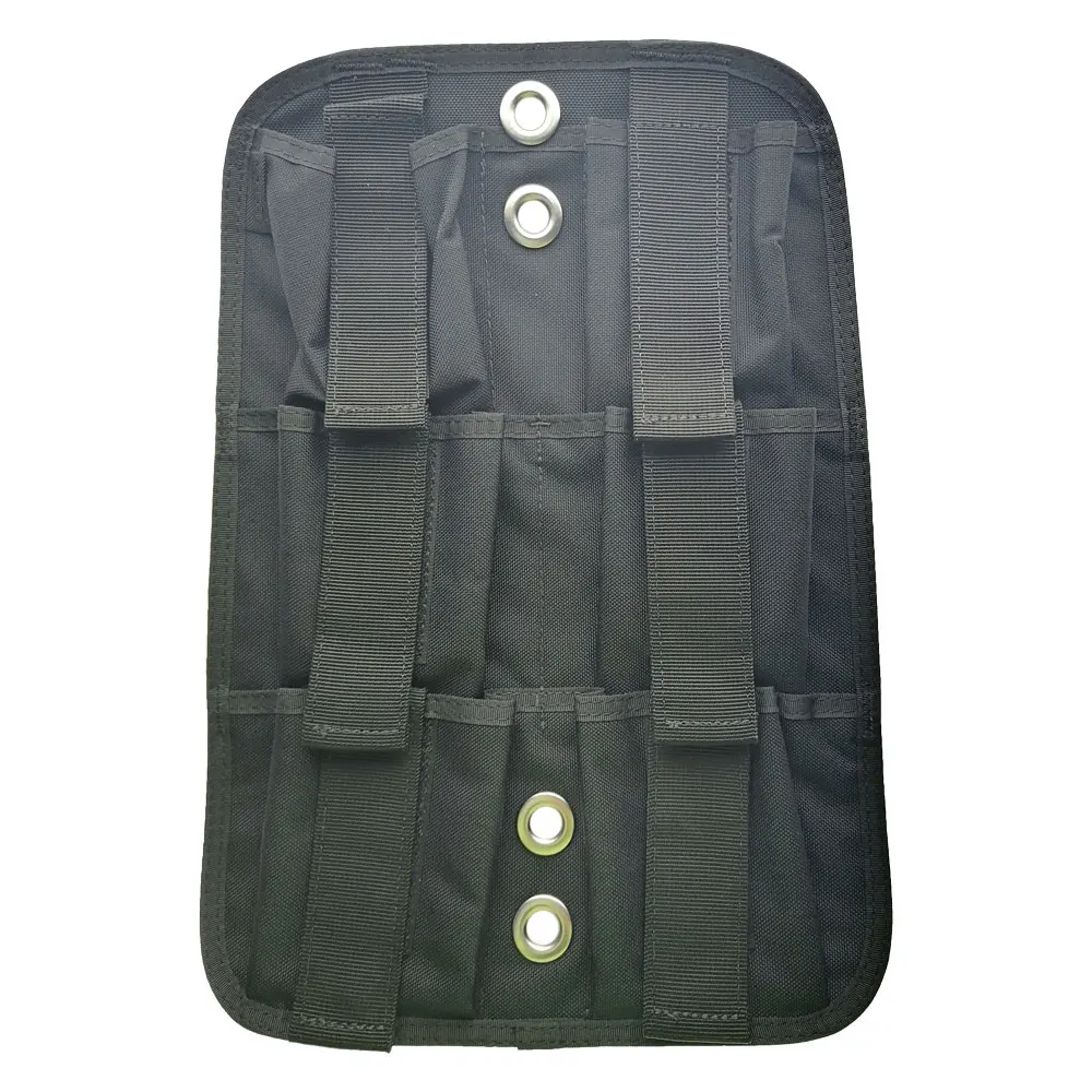 Scuba Diving BCD Weight Harness Backplate Tech Diving Back Plate Cushion Pad with Pouch