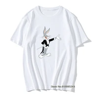 mad bugs gentleman mr bunny t shirt cute graphic image t shirts family gift tshirt for boy young college tee shirts white navy