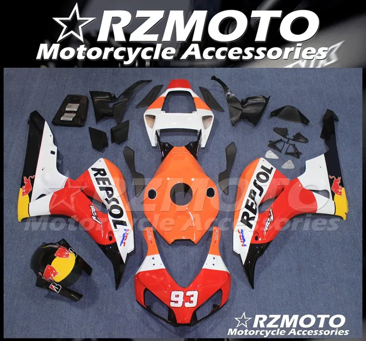 

4 бесплатных подарка, новинка, обтекатель для HONDA CBR1000RR 2006 2007 06 07, комплект кузова 93