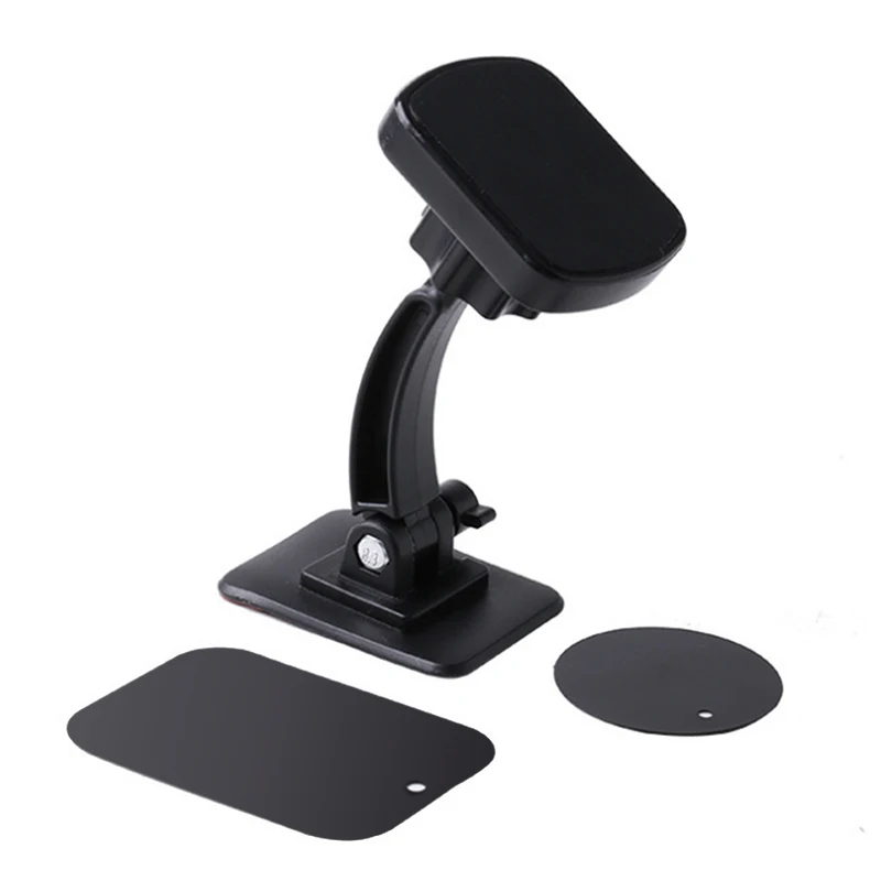 car mobile phone holder universal 360 degree rotating adjustable paste magnet stand bracket car holder below 6 inches phones free global shipping