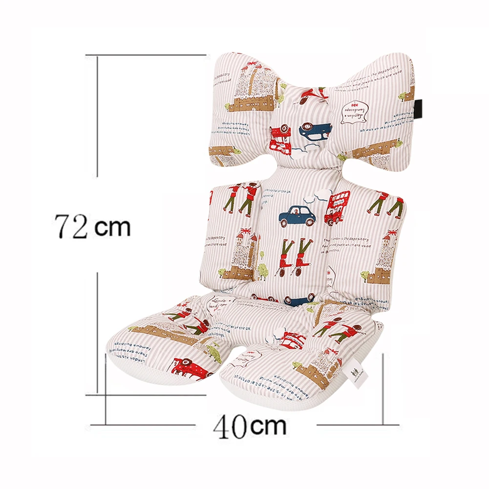 

Christmas Element Print Snow Cat Soldier Baby Stroller Seat Pad Cotton Soft Car Seat Cushion Cart Mattress Mat Pat Body Support