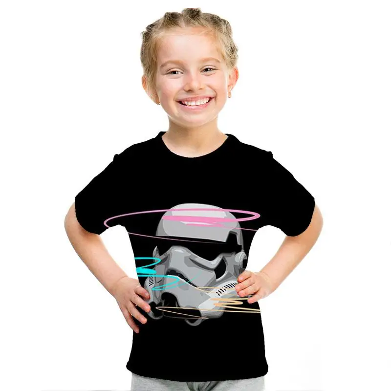 Звездные войны 3D imprimir bien de los hombres/las nias Топы Camiseta de manga corta Caballero Jedi imprimir nios camiseta de moda