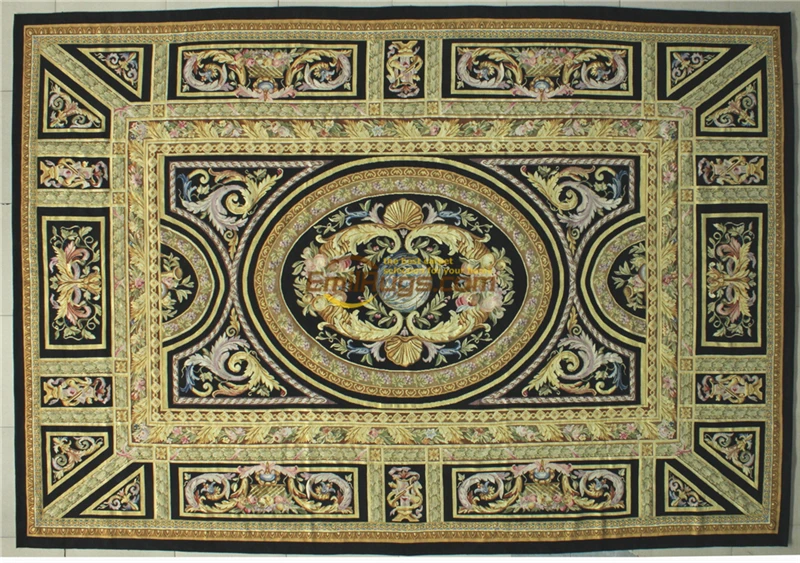 Французский ковер для гостиной прямоугольный Европейский импортный из чистой