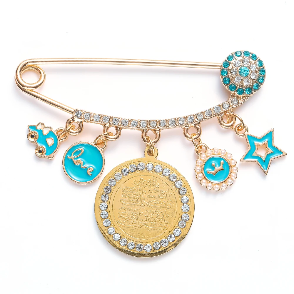 Детская Брошь из нержавеющей стали мусульманская на булавке | Украшения и