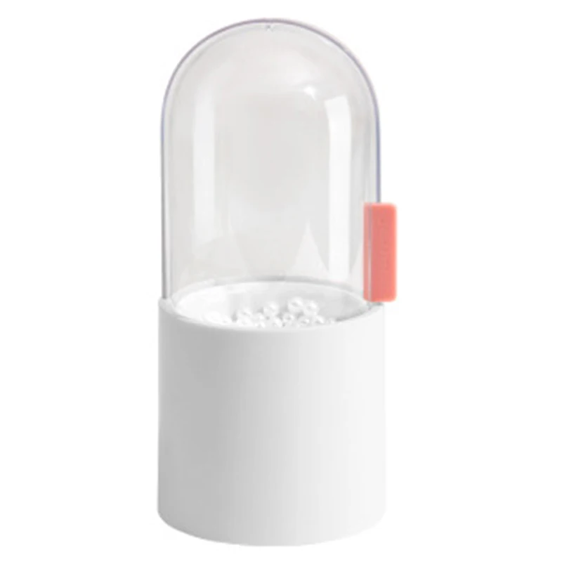 Пластиковый прозрачный Настольный ящик для хранения кистей макияжа ведро