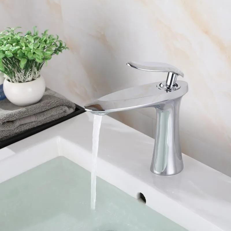 Bathroom Basin Faucets Brass Sink Mixer Taps Hot &amp Cold Single Handle Bubble Outlet Free Shipping Gold/Chrome/Rose Gold | Обустройство