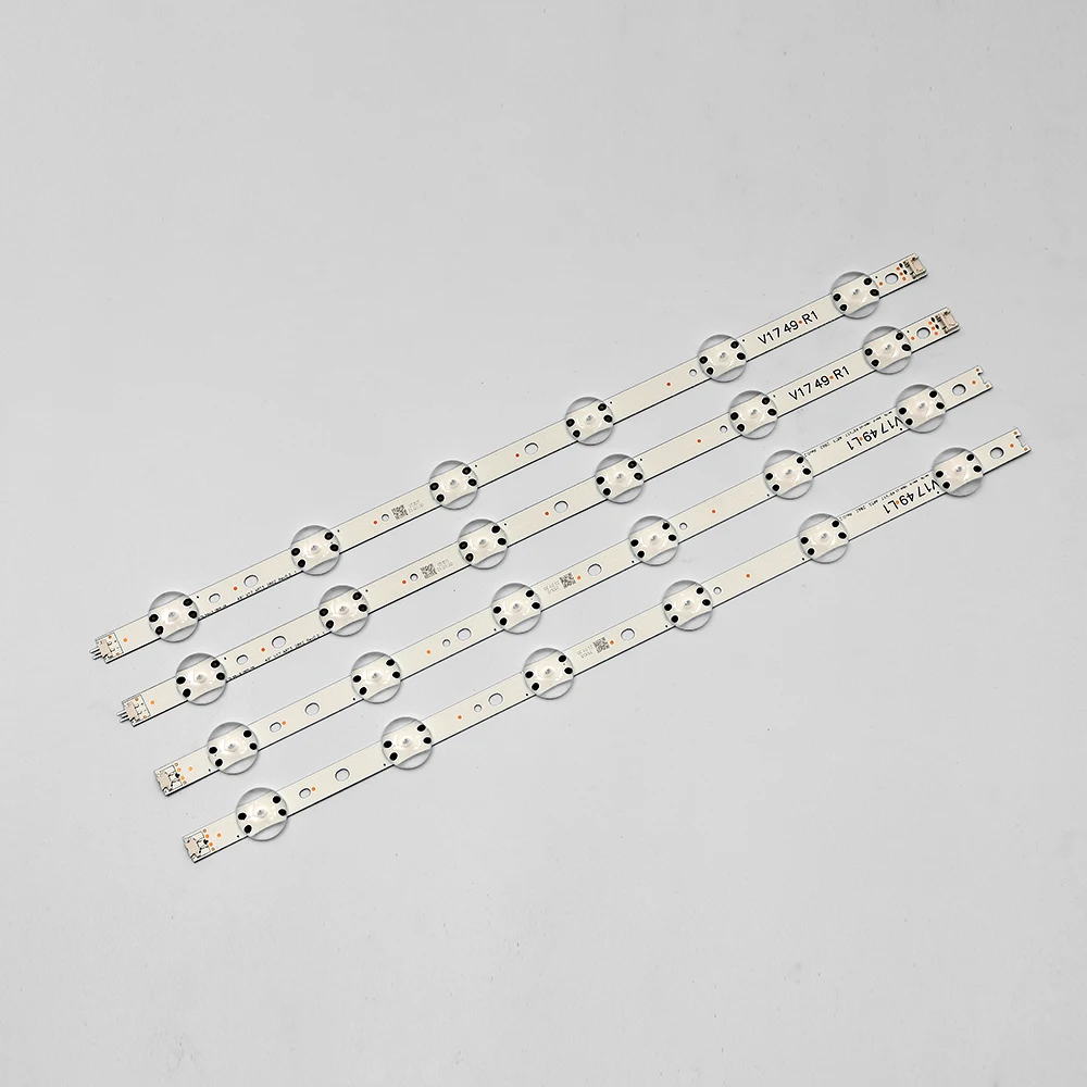 Новый набор из 4 шт. светодиодный комплект для телевизора LG 49UV340C 49UJ6565 49UJ670V V17 49 R1 L1