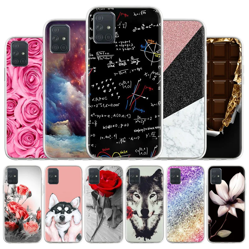 

Case For Samsung A51 Case For Samsung A50 A70 A71 A6 2018 Silicone Soft Cover For Samsung A60 A80 A81 A90 A91A7 2018 Back Cover